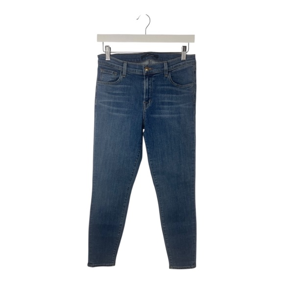 J Brand Capri Mid Rise Cropped Jean - Picture 1 of 7